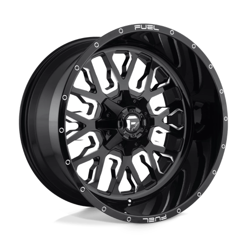 Fuel Offroad D611 STROKE Gloss Black Milled 17x9 -12 5x114.3|5x127mm 78.1mm