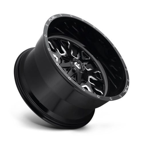 Fuel Offroad D611 STROKE Gloss Black Milled 20x10 -19 6x135|6x139.7mm 106.1mm