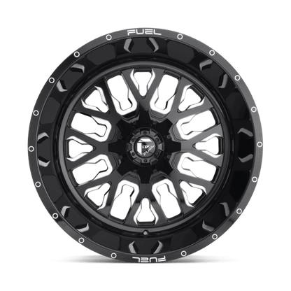 Fuel Offroad D611 STROKE Gloss Black Milled 17x9 -12 5x114.3|5x127mm 78.1mm