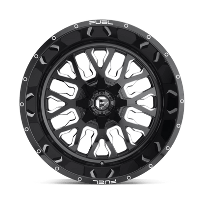 Fuel Offroad D611 STROKE Gloss Black Milled 20x9 +20 6x135|6x139.7mm 106.1mm
