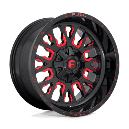 Fuel Offroad D612 STROKE Gloss Black Red Tinted Clear 20x9 +1 6x135|6x139.7mm 106.1mm