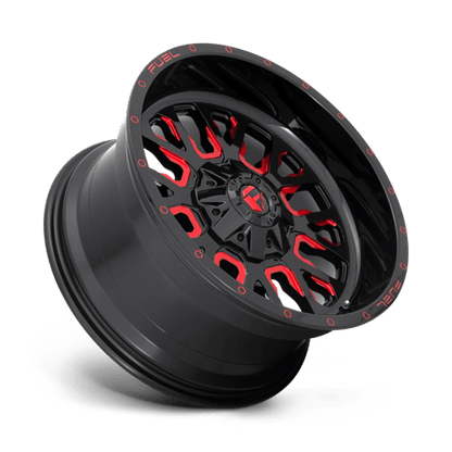 Fuel Offroad D612 STROKE Gloss Black Red Tinted Clear 20x12 -43 5x114.3|5x127mm 78.1mm