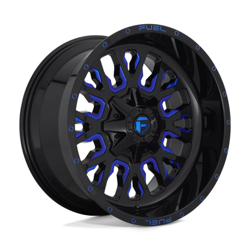 Fuel Offroad D645 STROKE Gloss Black Blue Tinted Clear 20x10 -19 6x135|6x139.7mm 106.1mm