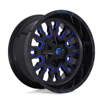 Fuel Offroad D645 STROKE Gloss Black Blue Tinted Clear 20x10 -19 6x135|6x139.7mm 106.1mm