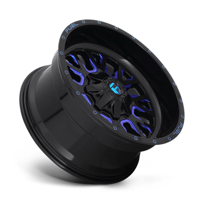 Fuel Offroad D645 STROKE Gloss Black Blue Tinted Clear 20x10 -19 6x135|6x139.7mm 106.1mm