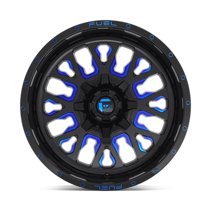 Fuel Offroad D645 STROKE Gloss Black Blue Tinted Clear 20x10 -19 6x135|6x139.7mm 106.1mm