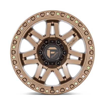 Fuel Offroad D811 SYNDICATE Full Matte Bronze 17x9 -12 6x139.7mm 106.1mm