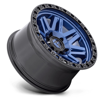 Fuel Offroad D813 SYNDICATE Dark Blue W/ Black Ring 17x9 +1 6x139.7mm 106.1mm