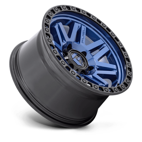 Fuel Offroad D813 SYNDICATE Dark Blue W/ Black Ring 17x9 -12 5x127mm 71.5mm