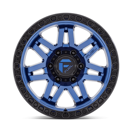 Fuel Offroad D813 SYNDICATE Dark Blue W/ Black Ring 17x9 +1 6x139.7mm 106.1mm
