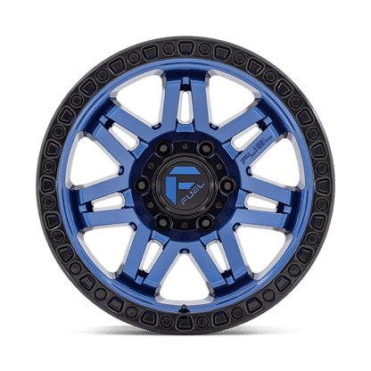 Fuel Offroad D813 SYNDICATE Dark Blue W/ Black Ring 17x9 -12 6x139.7mm 106.1mm
