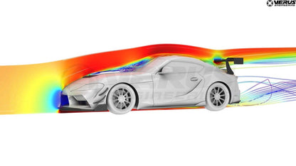 Verus Engineering Swan Neck Rear Wing Kit Toyota Supra