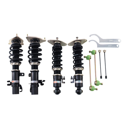 BC Racing BR Series coilovers on white background