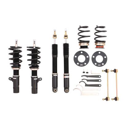 BC Racing BR Series coilovers on white background