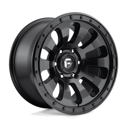 Fuel Offroad D630 TACTIC Matte Black 17x9 -12 6x139.7mm 108mm