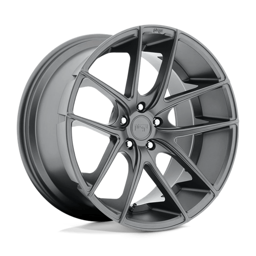 Niche M129 TARGA Matte Gunmetal 20x8.5 +47 5x130mm 71.6mm
