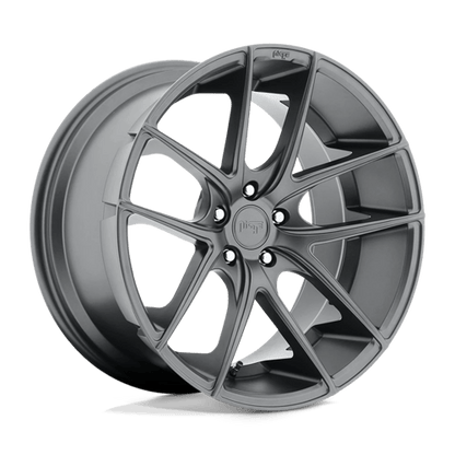 Niche M129 TARGA Matte Gunmetal 20x8.5 +47 5x130mm 71.6mm