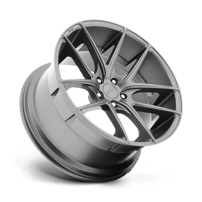 Niche M129 TARGA Matte Gunmetal 20x8.5 +35 5x120mm 72.6mm