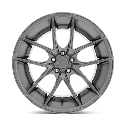 Niche M129 TARGA Matte Gunmetal 20x10 +40 5x120mm 72.6mm