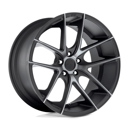 Niche M130 TARGA Matte Black Double Dark Tint 19x8.5 +35 5x114.3mm 72.6mm
