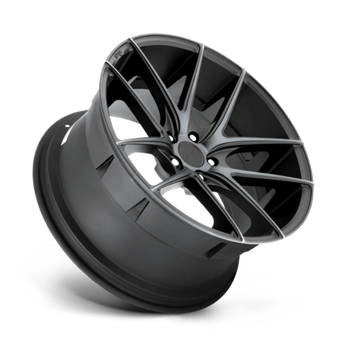 Niche M130 TARGA Matte Black Double Dark Tint 19x9.5 +35 5x120mm 72.6mm