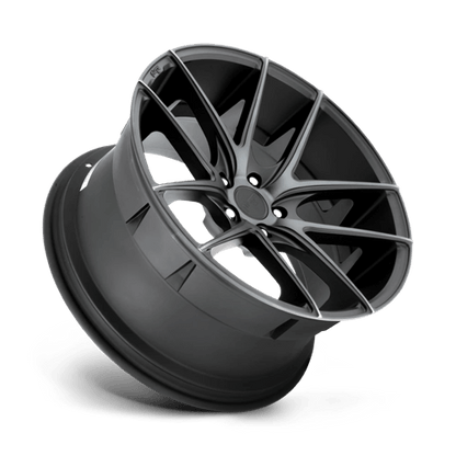 Niche M130 TARGA Matte Black Double Dark Tint 19x8.5 +15 5x120mm 72.6mm