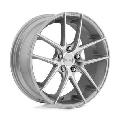 Niche M131 TARGA Gloss Silver Machined 18x9.5 +40 5x114.3mm 72.6mm