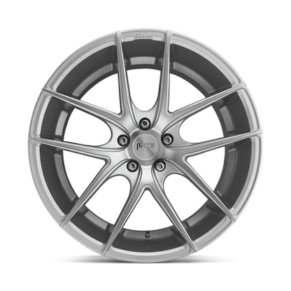 Niche M131 TARGA Gloss Silver Machined 20x10 +40 5x114.3mm 72.6mm