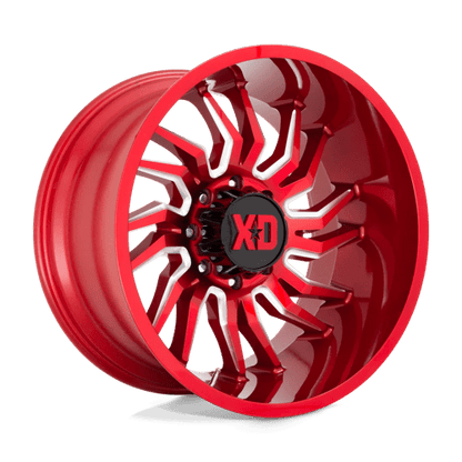 XD Series XD858 TENSION Candy Red Milled 20x10 -18 5x127mm 71.5mm