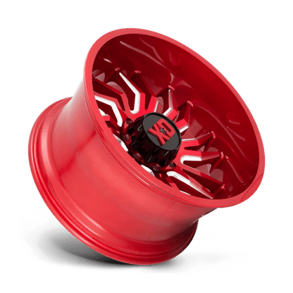 XD Series XD858 TENSION Candy Red Milled 20x10 -18 6x135mm 87.1mm