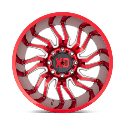 XD Series XD858 TENSION Candy Red Milled 20x10 -18 5x127mm 71.5mm
