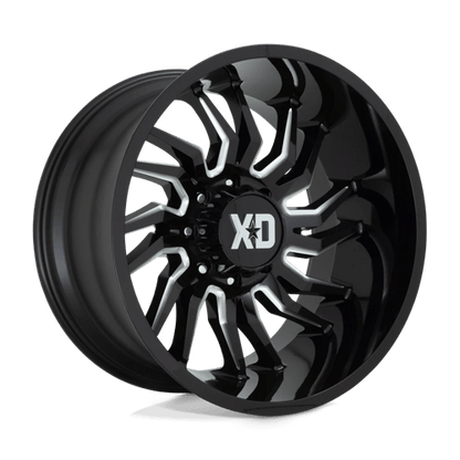 XD Series XD858 TENSION Gloss Black Milled 20x10 -18 8x165.1mm 125.1mm