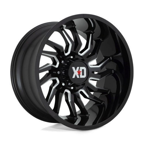 XD Series XD858 TENSION Gloss Black Milled 22x10 -18 5x139.7mm 78.1mm