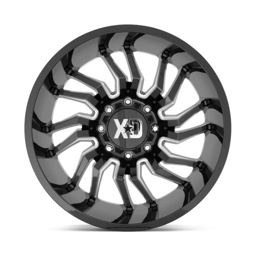 XD Series XD858 TENSION Gloss Black Milled 22x10 -18 5x139.7mm 78.1mm