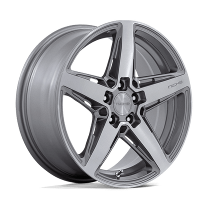 Niche M270 TERAMO Anthracite Brushed Face Tint 18x8 +40 5x114.3mm 72.6mm