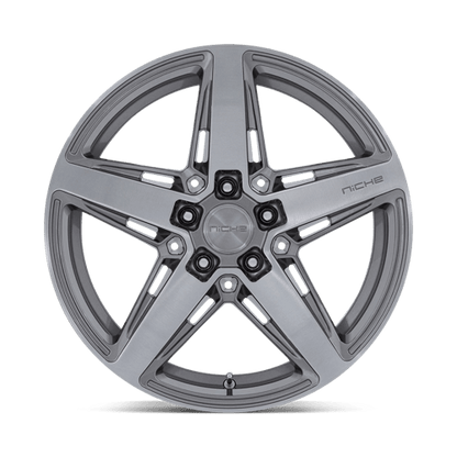 Niche M270 TERAMO Anthracite Brushed Face Tint 18x8 +40 5x108mm 72.6mm