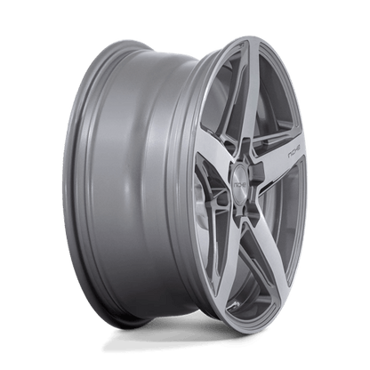 Niche M270 TERAMO Anthracite Brushed Face Tint 18x8 +42 5x112mm 66.6mm