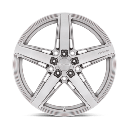 Niche M270 TERAMO Anthracite Brushed Face Tint 20x10.5 +20 5x112mm 66.6mm