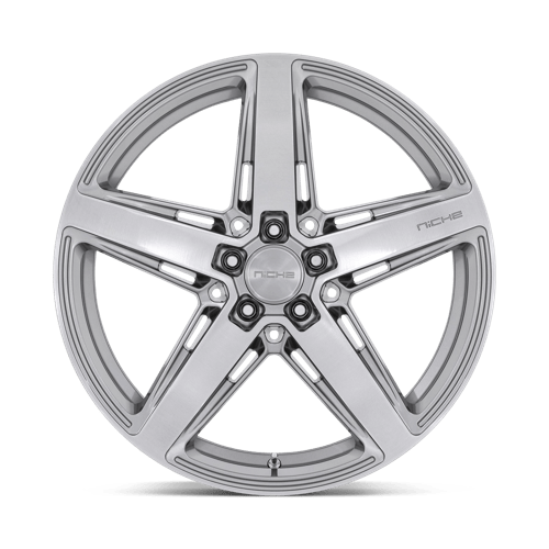 Niche M270 TERAMO Anthracite Brushed Face Tint 20x10.5 +40 5x112mm 66.6mm