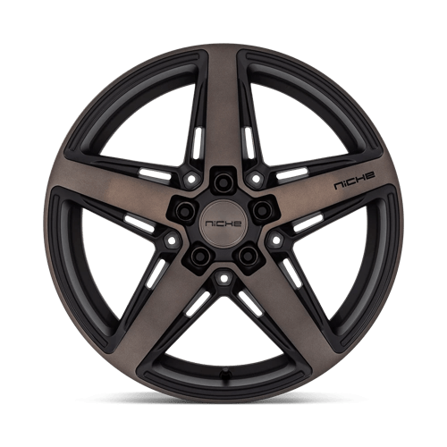 Niche M271 TERAMO Matte Black W Double Dark Tint 18x8 +30 5x100mm 66.1mm