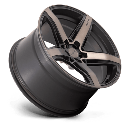 Niche M271 TERAMO Matte Black W Double Dark Tint 20x10.5 +20 5x112mm 66.6mm