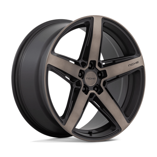 Niche M271 TERAMO Matte Black W Double Dark Tint 20x9.5 +35 5x114.3mm 72.6mm