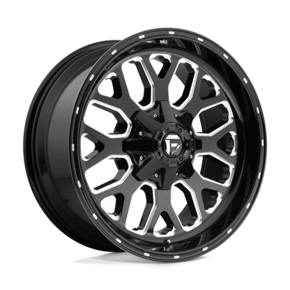 Fuel Offroad D588 TITAN Gloss Black Milled 20x10 -18 8x165.1mm 125.1mm