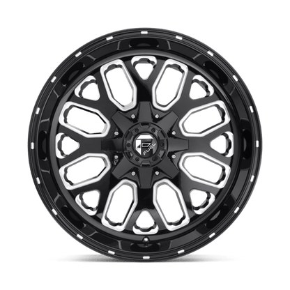 Fuel Offroad D588 TITAN Gloss Black Milled 20x10 -18 8x165.1mm 125.1mm