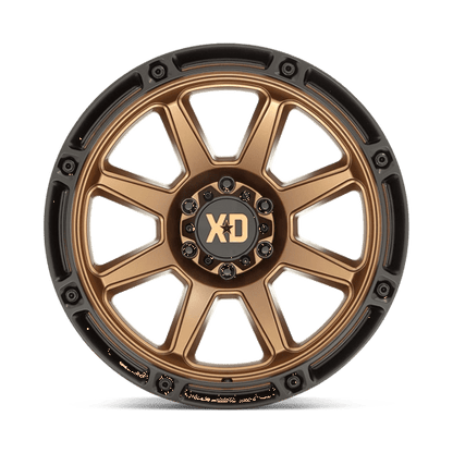 XD Series XD863 Matte Bronze W/ Black Lip 20x10 -18 6x135mm 87.1mm