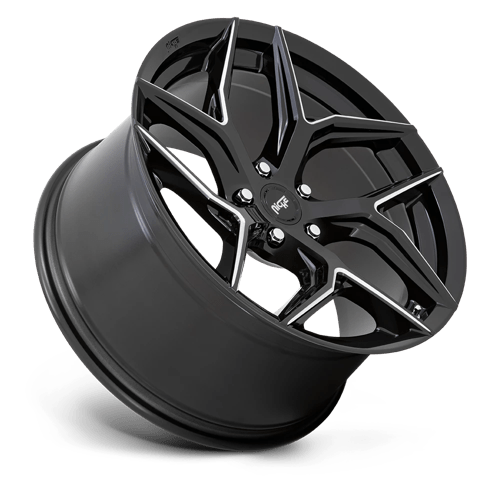 Niche M266 TORSION Gloss Black Milled 20x10.5 +40 5x114.3mm 72.6mm