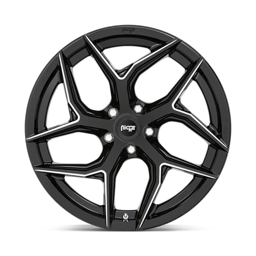 Niche M266 TORSION Gloss Black Milled 20x10.5 +40 5x114.3mm 72.6mm