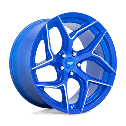 Niche M268 TORSION Anodized Blue Milled 20x10.5 +40 5x114.3mm 72.6mm