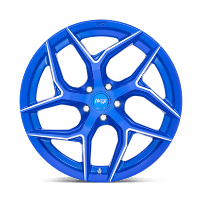 Niche M268 TORSION Anodized Blue Milled 20x10.5 +40 5x114.3mm 72.6mm