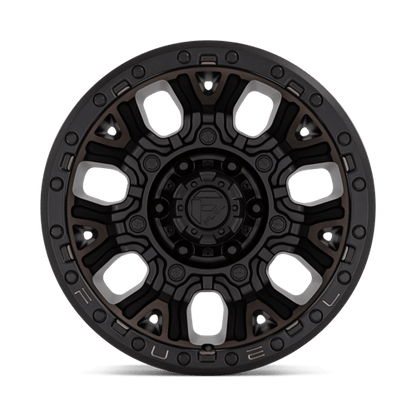 Fuel Offroad D824 TRACTION Matte Black W Double Dark Tint 20x9 +1 5x139.7mm 78.1mm